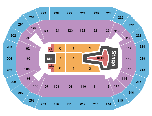 Save Mart Center Phil Wickham Seating Chart